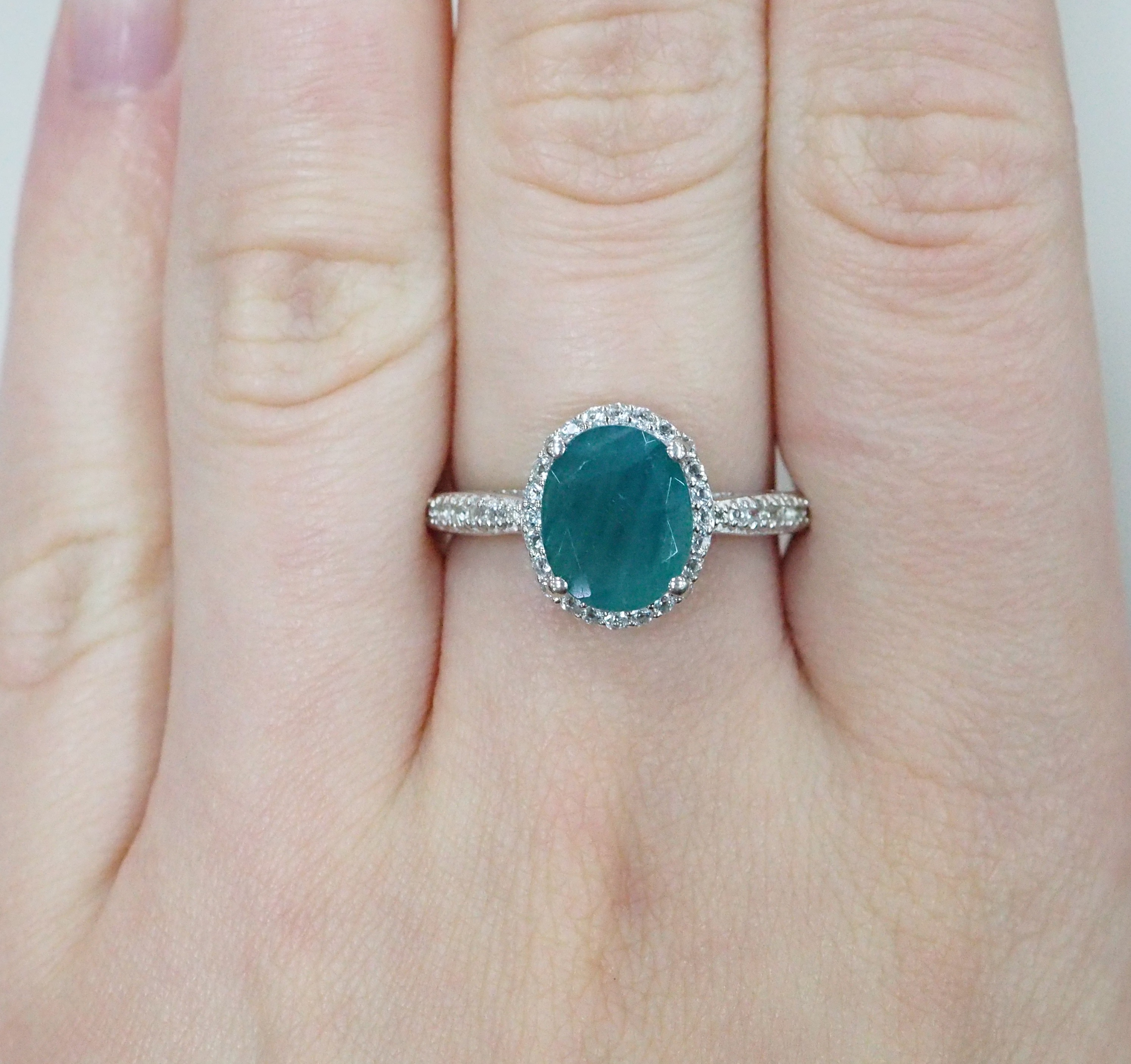 Серебряное кольцо с грандидьеритом